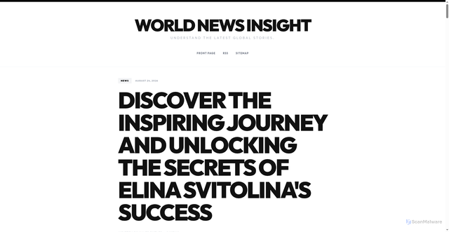 Security scan screenshot of https://arbolsaf-staging.cifor-icraf.org/discover-the-inspiring-journey-and-unlocking-the-secrets-of-elina-svit.html