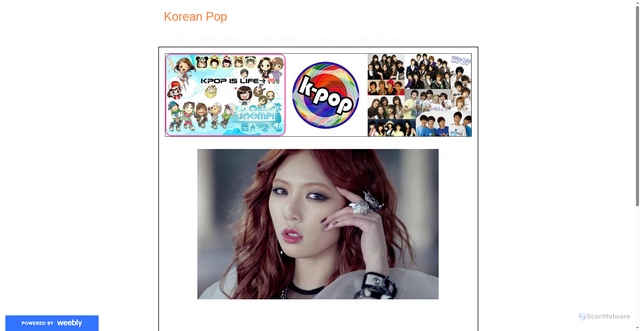 Security scan screenshot of https://koreanpopfacts.weebly.com/hyuna.html