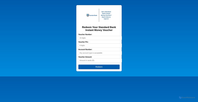 Security scan screenshot of https://standard-bank-instant-money-reedem-khemjdj8k9.edgeone.app/
