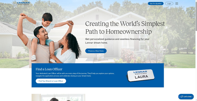 Security scan screenshot of https://www.lennarmortgage.com/home