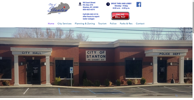 Security scan screenshot of https://www.stantonky.gov/