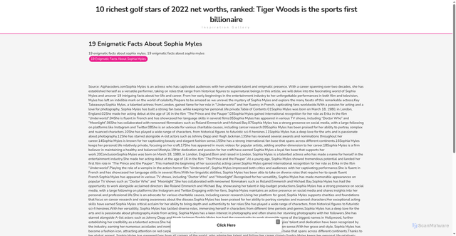 Security scan screenshot of https://sticktalkdevicehugo-tryx035p9v.edgeone.app/18837-19-enigmatic-facts-about-sophia-myles.html