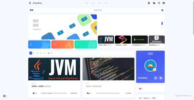 Security scan screenshot of https://blog-gnaixeuy-1vdp8dmtgf.edgeone.app/