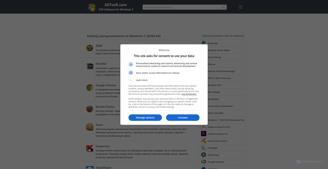Security scan screenshot of https://pl.all7soft.com