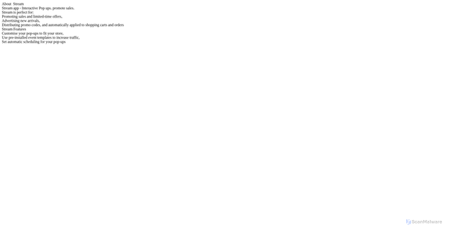 Security scan screenshot of https://exit.streamoptim.com/