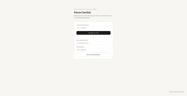Security scan screenshot of https://pacte2.pages.dev/
