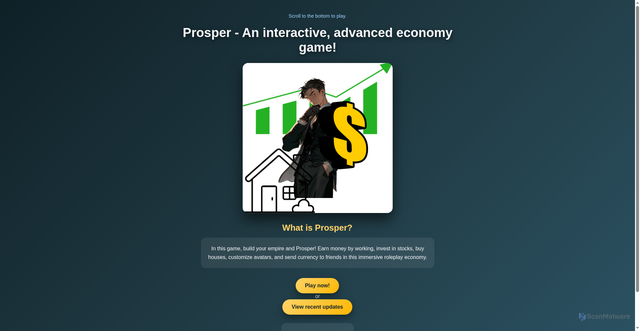 Security scan screenshot of https://prosper-zqzc4hcb6b.edgeone.app/