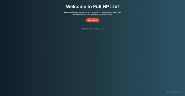 Security scan screenshot of https://fullhp.work