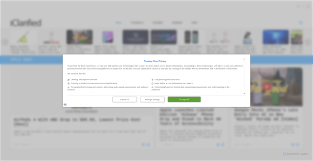 Security scan screenshot of https://www.iclarified.com/news