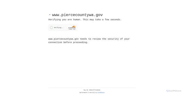 Security scan screenshot of https://www.piercecountywa.gov/
