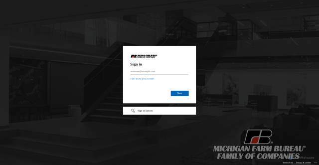 Security scan screenshot of https://fbinsmi.sharepoint.com