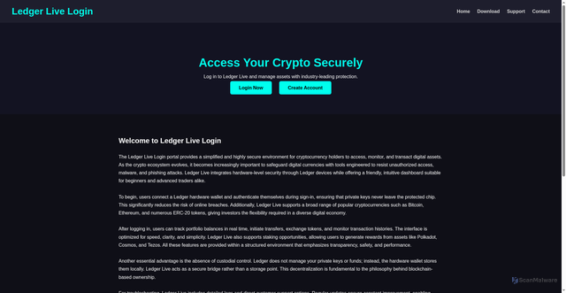 Security scan screenshot of https://leder-live-login-en.pages.dev/