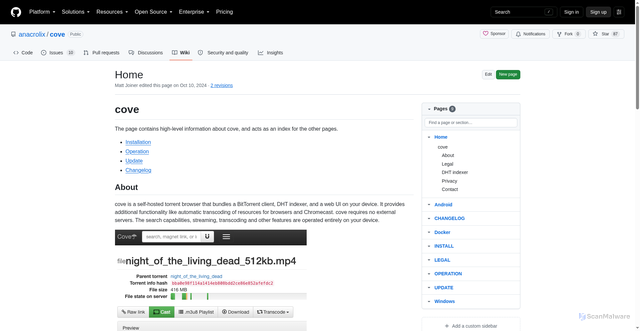 Security scan screenshot of https://bittorrent.cloud