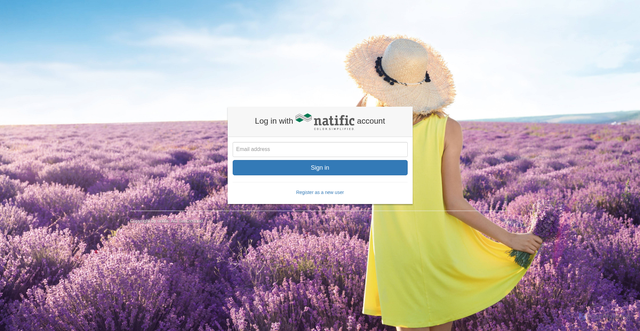 Security scan screenshot of https://colormanager.natific.com
