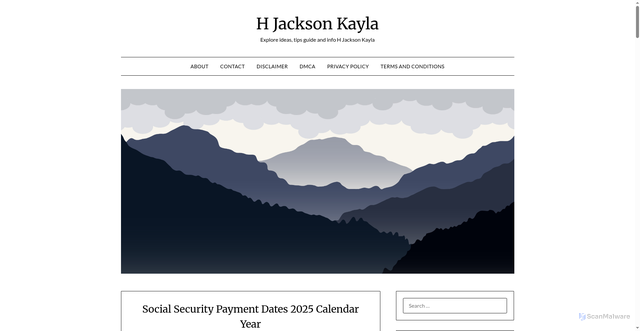 Security scan screenshot of https://hjacksonkayla.pages.dev/whcol-social-security-payment-dates-2025-calendar-year-mzozj/