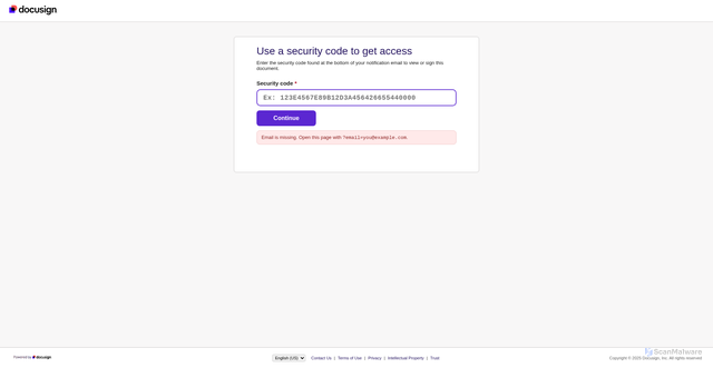 Security scan screenshot of https://apps.complete-docusign-pdf-solution.successful-cpsess5970449126.hvflexo.com/?email=a.b@c