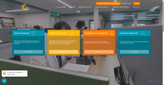 Security scan screenshot of https://joplincc.com/