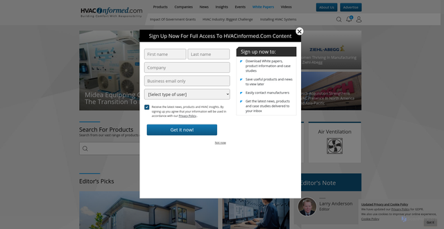 Security scan screenshot of http://hvacinformed.com/
