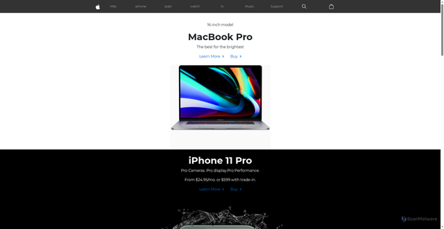 Security scan screenshot of http://apple-replica-fessehaye.netlify.app/