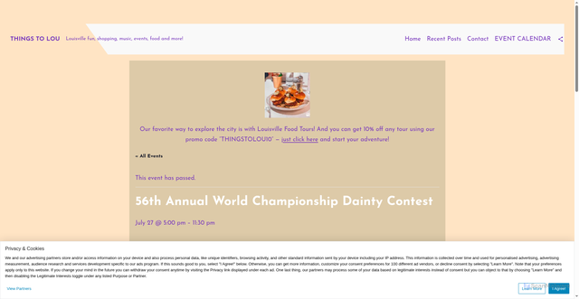 Security scan screenshot of https://things-to-lou.com/events/56th-annual-world-championship-dainty-contest/