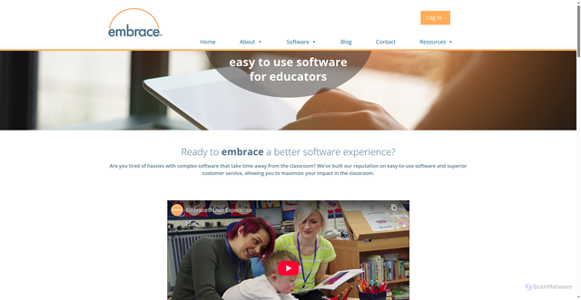 Security scan screenshot of https://embraceeducation.com