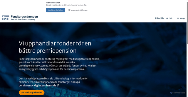Security scan screenshot of https://www.ftn.se