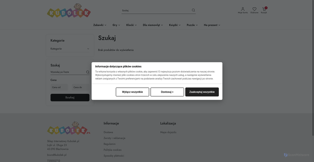 Security scan screenshot of https://kubolek.pl
