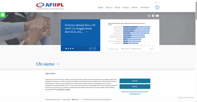 Security scan screenshot of https://www.afi-ipl.org