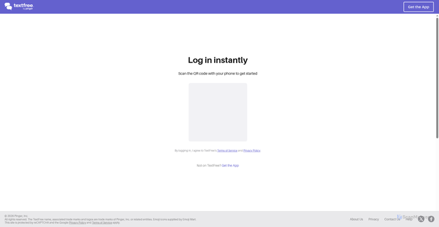 Security scan screenshot of https://messages.textfree.us
