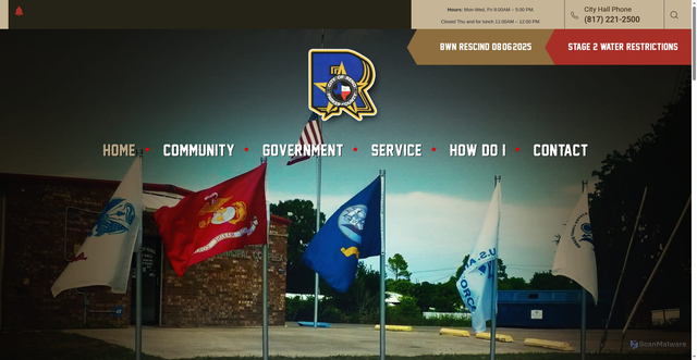 Security scan screenshot of https://renotx.gov/