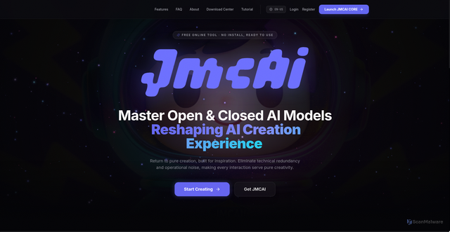 Security scan screenshot of https://jmcai-core-v10-ojsjcjhp6b.edgeone.dev/