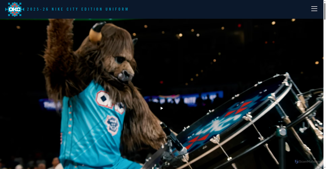 Security scan screenshot of https://okcthunder.com/city/