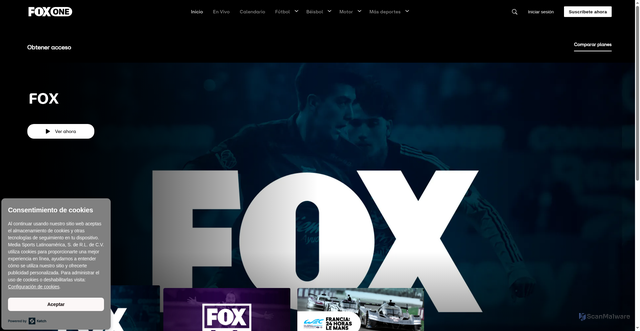 Security scan screenshot of https://www.foxone.mx/