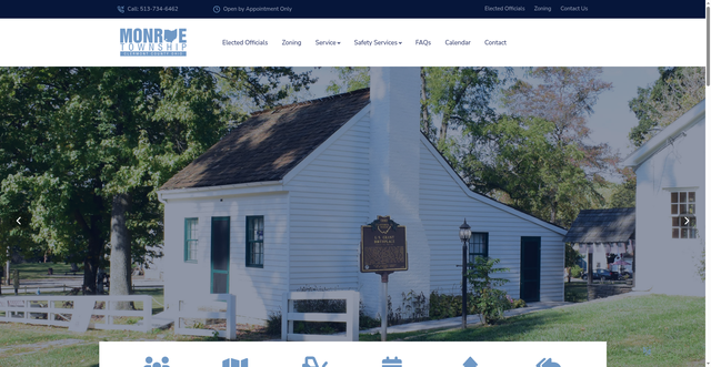 Security scan screenshot of https://monroetwp-oh.gov/
