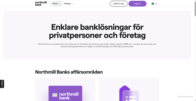 Security scan screenshot of https://www.northmill.com/