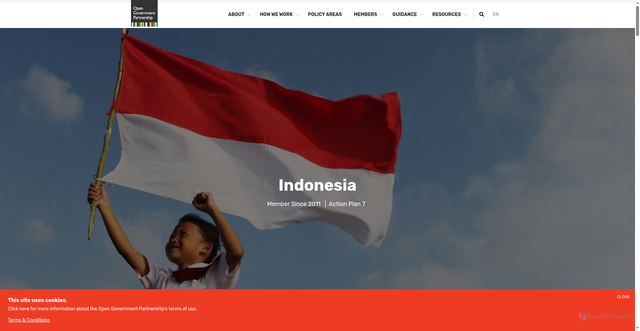Security scan screenshot of https://www.opengovpartnership.org/members/indonesia/