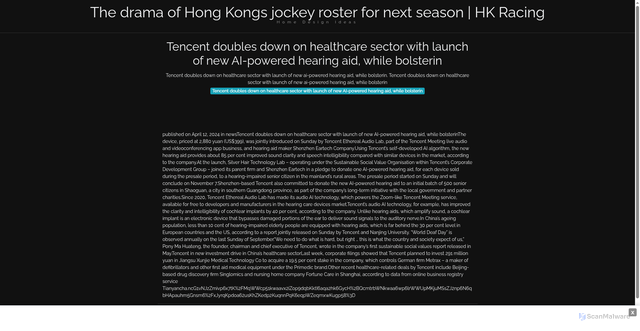 Security scan screenshot of https://yellowridehugo-luus6w82rq.edgeone.app/16043-tencent-doubles-down-on-healthcare-sector-with-launch-of-new-ai-powered-hearing-aid-while-bolsterin.html