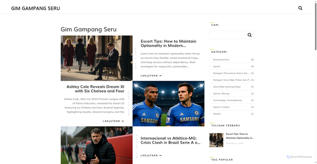 Security scan screenshot of https://ggsg.org.uk/