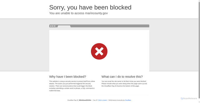 Security scan screenshot of https://marincounty.gov/