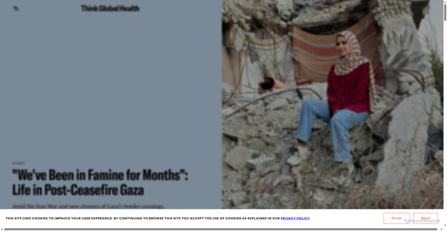Security scan screenshot of https://www.thinkglobalhealth.org/article/weve-been-in-famine-for-months-life-in-post-ceasefire-gaza
