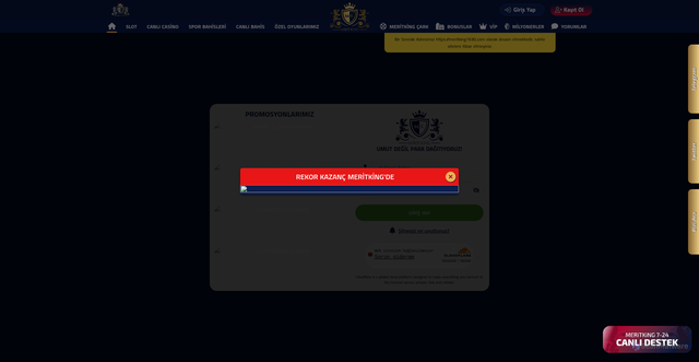 Security scan screenshot of https://merit1692.com/login