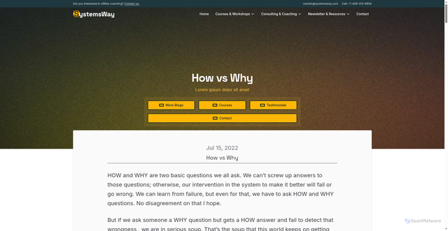 Security scan screenshot of https://systemsway-website.pages.dev/blog/how-vs-why