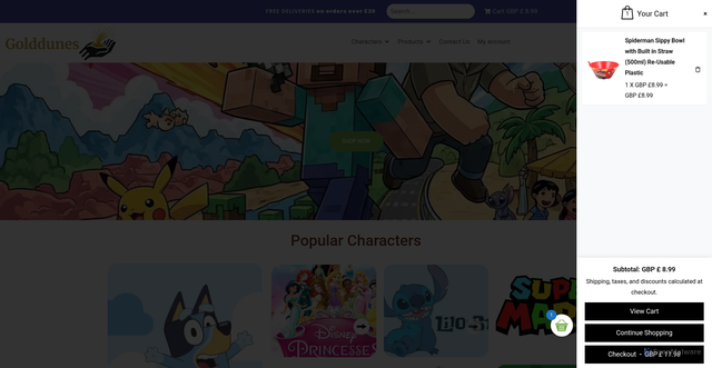 Security scan screenshot of https://demo.webdesignup.com/?add-to-cart=5240