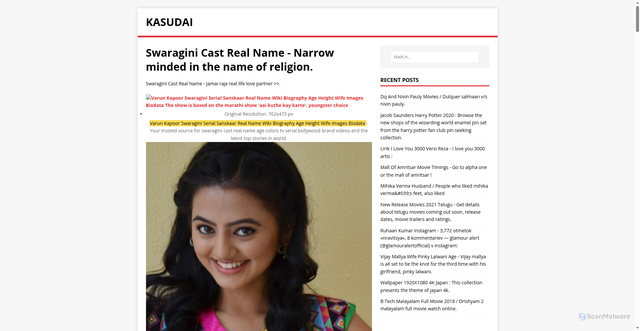 Security scan screenshot of https://dasukal.pages.dev/posts/swaragini-cast-real-name/