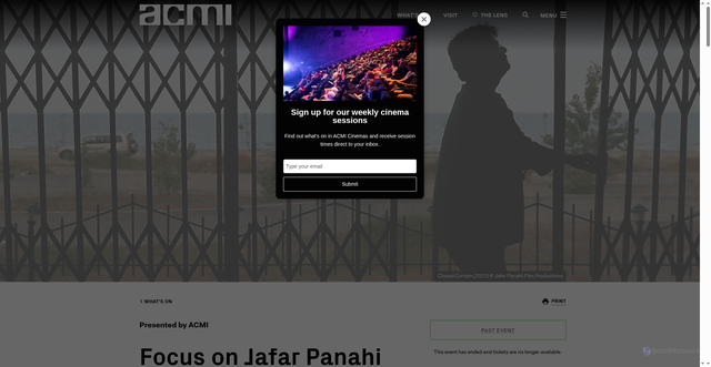 Security scan screenshot of http://www.acmi.net.au/whats-on/focus-on-jafar-panahi/