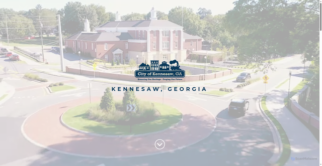 Security scan screenshot of https://kennesaw-ga.gov/