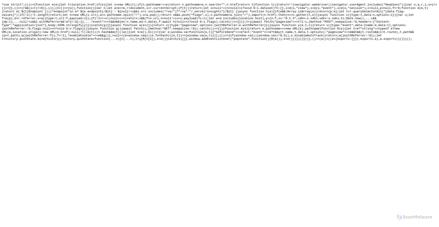 Security scan screenshot of va.vercel-scripts.com