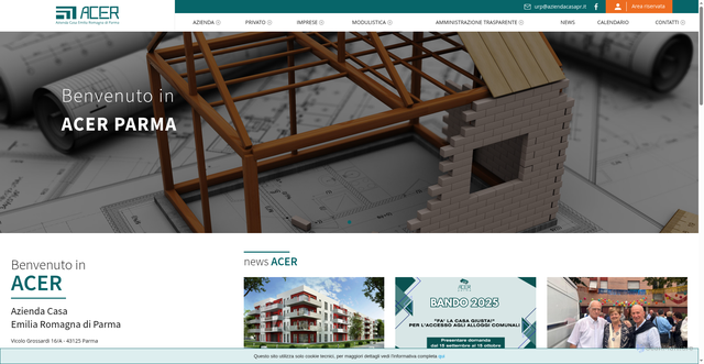 Security scan screenshot of https://www.aziendacasapr.it/