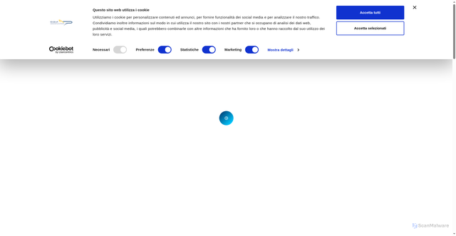 Security scan screenshot of https://www.parma-airport.it/it/default.aspx