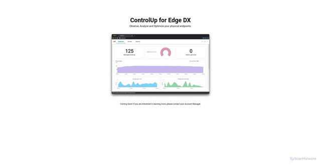 Security scan screenshot of https://dex-4488abd7a1c24af8a6441b41e91d9df8.sip.controlup.com